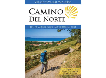 Carte - Guide Chemin du Nord: Irun à Santiago