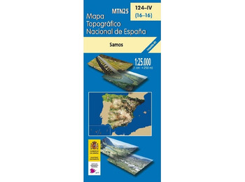 Carte de Samos 124-IV IGN 1:25 000