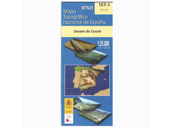 Carte de Seoane Caurel 157-1 IGN 1:25.000