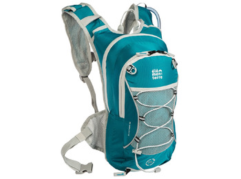 Sac à dos Elementerre Dyoter 18 turquoise avec poche à eau