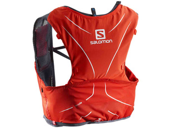 Sac à dos Salomon Adv Skin 5 Rouge/Blanco Set