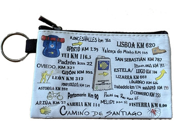 Villes et distances Camino de Santiago