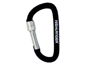 Mosquetão Highlander 7,5 cm. avec fermeture en fil noir