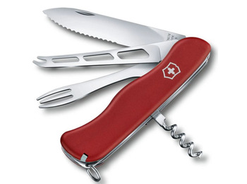 Victorinox Cheese Master Knife 8 utilisations Rouge