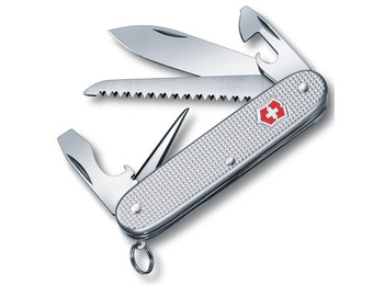 Navaja Victorinox Pioneer Alox Argent 9 Utilisations