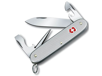 Navaja Victorinox Pioneer Alox Argent 8 Utilisations