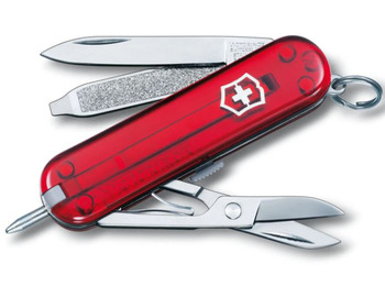 Victorinox Signature Knife 8 utilise le rouge translucide