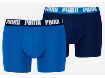Pack 2 Boxers Puma Bleu Marine/Bleu