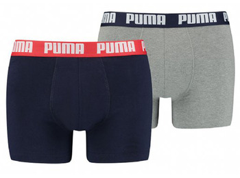 Lot de 2 boxers Puma marine/gris