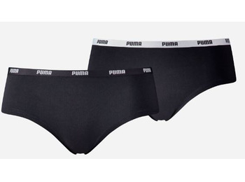 Pack 2 Slips Puma Hipsters Noir