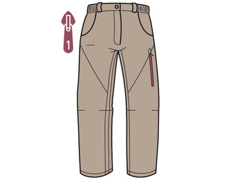 Pantalon Trangoworld C\'est 890.