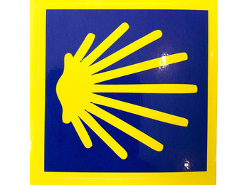 Bordure jaune Road Star Sticker