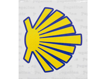 Étoile de route rustique Sticker