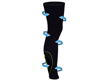 Pernera Mund longue compression noire