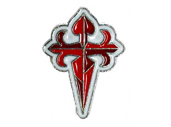 Croix rouge et blanche de Santiago Badge