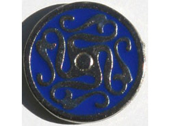 Pin Laberinto Celtic Blue Metal