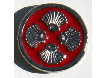 Pin logo Xacobeo 4 Coques métalliques