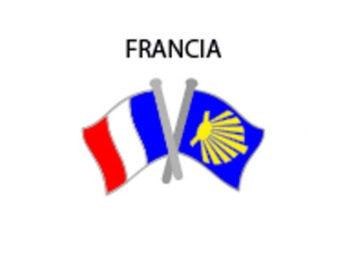 Pin Metal Flag France Way Santiago