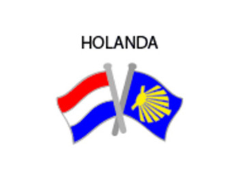 Pin Metal Flag Pays-Bas Voie Santiago
