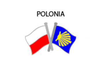 Pin Metal Flag Poland Way Santiago