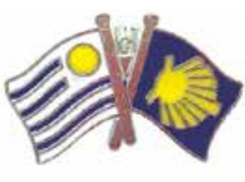 Pin Metal Drapeau Uruguay Chemin de Santiago