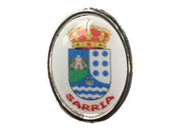 Bouclier métallique d\'épingle Sarria