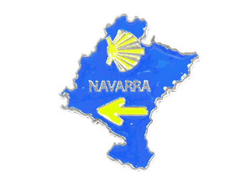 Pin Metal Map Navarra