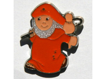 Pin Pèlerin Métal Orange