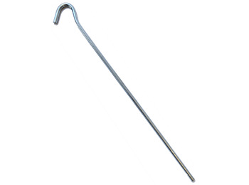 Pique ronde en acier 23 Cm