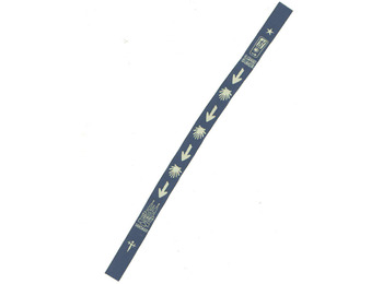 Bracelet bleu tissu flèche et étoile