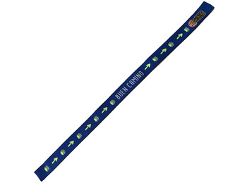 Bracelet en tissu avec deux symboles Good Way 25 Bleu