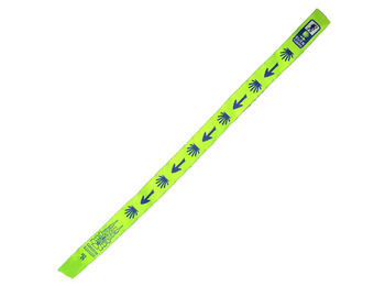 BRACELET TISSU ÉTOILE ET FLÈCHE 03 VERT PHOSPHORITE