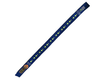 Bracelet en tissu petite flèche et étoile Camino de Santiago 27 Bleu