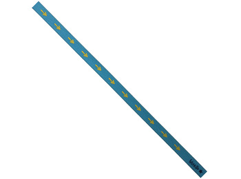 Bracelet Tissu Flèches Jaunes 54 Bleu Ciel