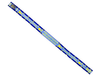 Bracelet Tissu Phrase Routine 105 Bleu