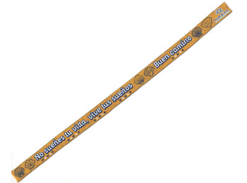 Bracelet en tissu Ne rêve pas ta vie, vis tes rêves jaune 204