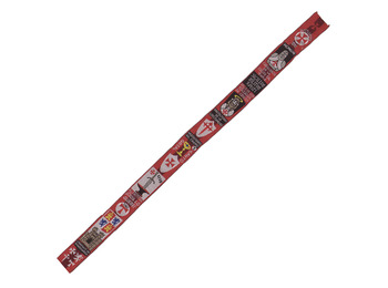 Bracelet en tissu templier 39 rouge