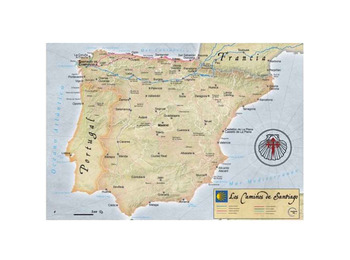 Puzzle magnétique Les Chemins de Santiago 100 pièces