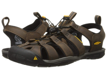 Sandalia Keen Clearwater CNX Cuir Marrón