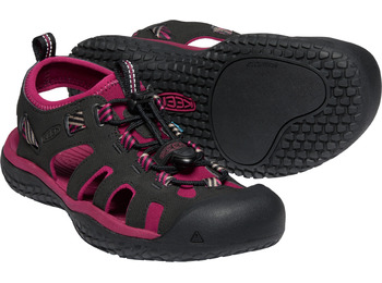 Sandalia Keen Solr W Noir/Fucsie