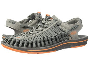 Sandalia Keen Uneek Flat Gris/Orange