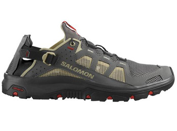 Sandale Salomon Techamphibian 5 Gris/Beige/Rouge
