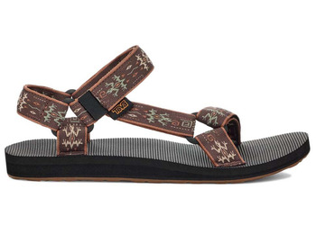 Teva Original Universal Sandale Marron/Vert/Beige