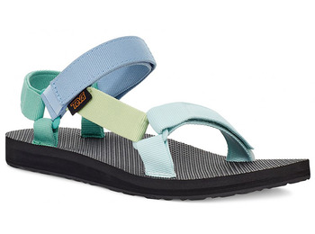 Sandales Teva Original Universal W Bleu / Vert