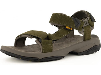Sandale Teva Terra Fi Lite en cuir vert