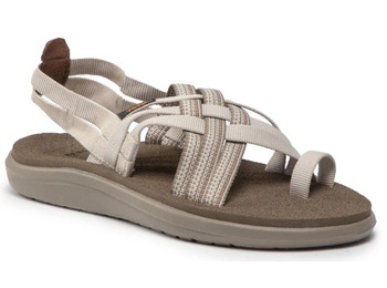 Teva Voya Strappy W Sandale Beige/Marron