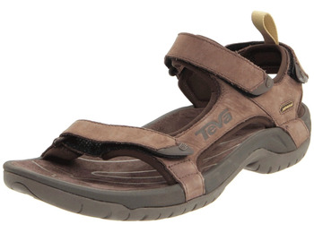 Sandalias Teva Tanza Cuir Marrón