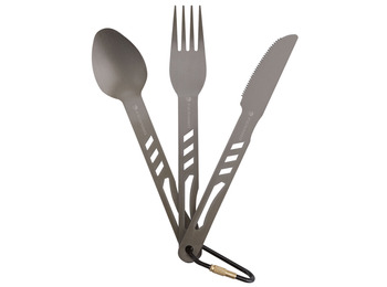 Ensemble Ferrino Cubiertos Posate Aluminium