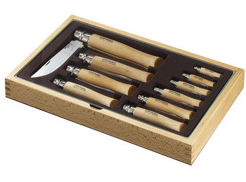Ensemble Opinel Tradition inoxydable 10 Navajas
