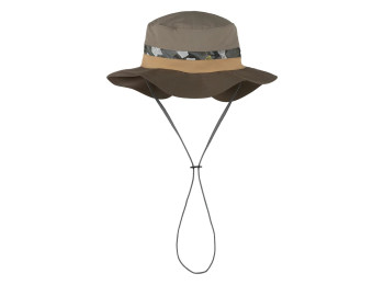 Chapeau Sombrero Buff Booney Beige/Green Wood